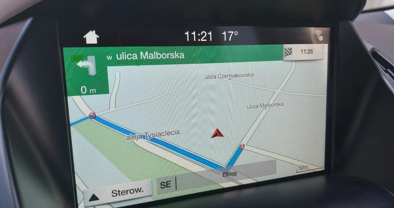 Ford Kuga cena 78800 przebieg: 151000, rok produkcji 2017 z Elbląg małe 379